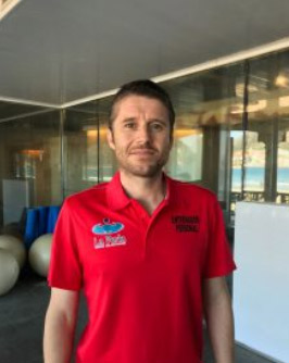 Alberto, monitor en el gimnasio de la perla en donostia