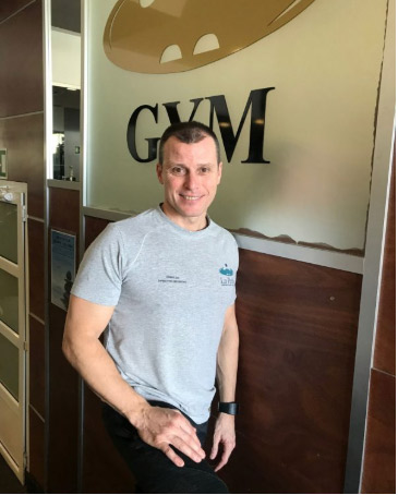 Fredy, director deportivo en el gimnasio de la perla en donostia