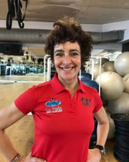 Susana, monitor en el gimnasio de la perla en donostia